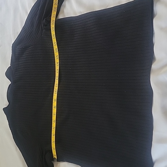 Inc. International Concept Woman's Black V-Neck Sweater, Size: OX - Picture 5 of 7